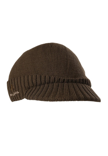 Merino Wool Visor Beanie