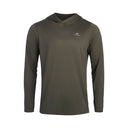Renegade Hoodie, a lightweight warm weather gray hoodie from Pnuma Outdoors.