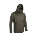 gray lightweight hoodie with facecover