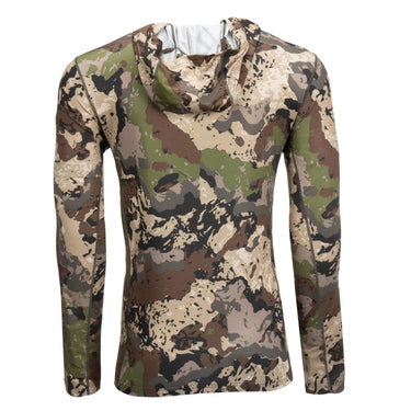 Lightweight camo hunting hoodie.