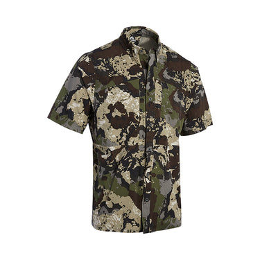 Pnuma SHooter Shirt. A mens camo button up shirt