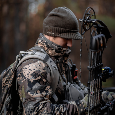 Merino Wool Visor Beanie