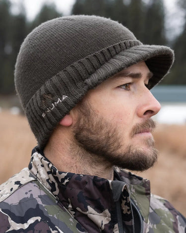 Merino Wool Visor Beanie - Pnuma Outdoors