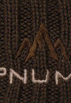 pnuma outdoors marino wool visor beanie - fabric detail