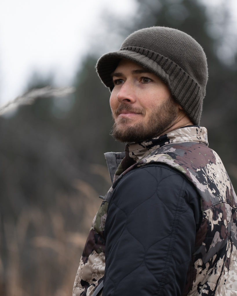 Merino Wool Visor Beanie – Pnuma Outdoors